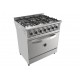 COCINA 82CM C/GRATINADOR 6 HORNALLAS FORNAX