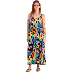 VESTIDO WAITING LINE PRINTED ROXY