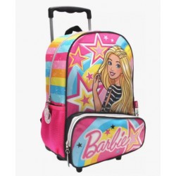 MOCHILA 16 PULG BARBIE CARRO ESTRELLA WABRO