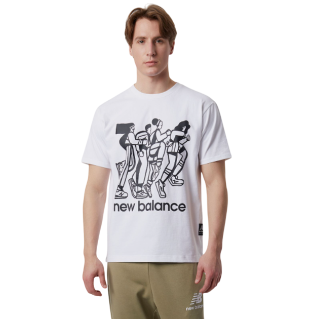 REMERA NEW BALANCE ATHL SEB CURI MT23550WT