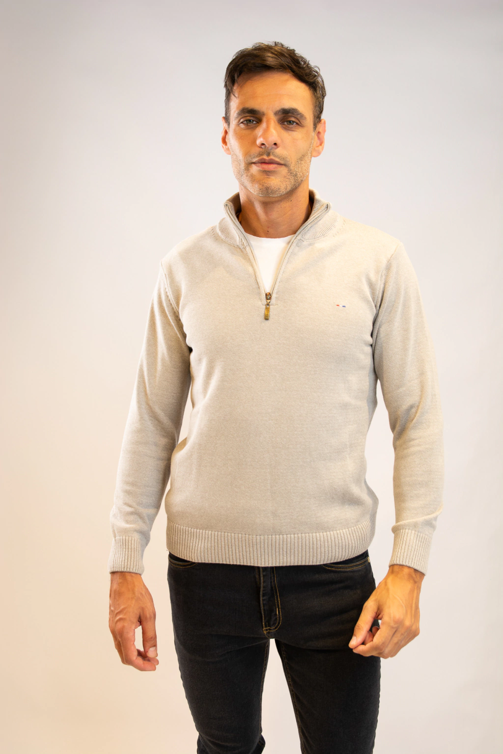 Poullover medio cierre