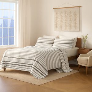 JUEGO DE SÁBANAS 1 1/2 PLAZA 180 HILOS 100% ALGODÓN