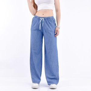 PIJAMERO CON ELÁSTICO CELESTE