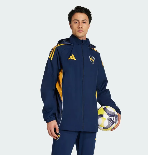 CAMPERA ALLWEATHER DE BOCA JUNIORS TIRO 25
