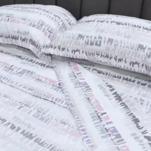 JUEGO DE SABANA MIXTA 1 1/2 PLAZA 180 HILOS