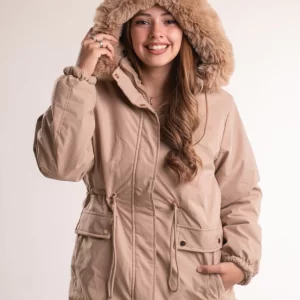 PARKA CON CAPUCHA DESMONTABLE REVERSIBLE 2XL AL 4XL