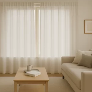 CORTINA DE AMBIENTE DE VOILE