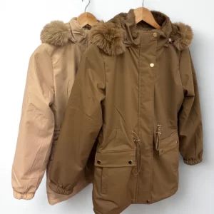 PARKA CON CAPUCHA DESMONTABLE REVERSIBLE 2XL AL 4XL
